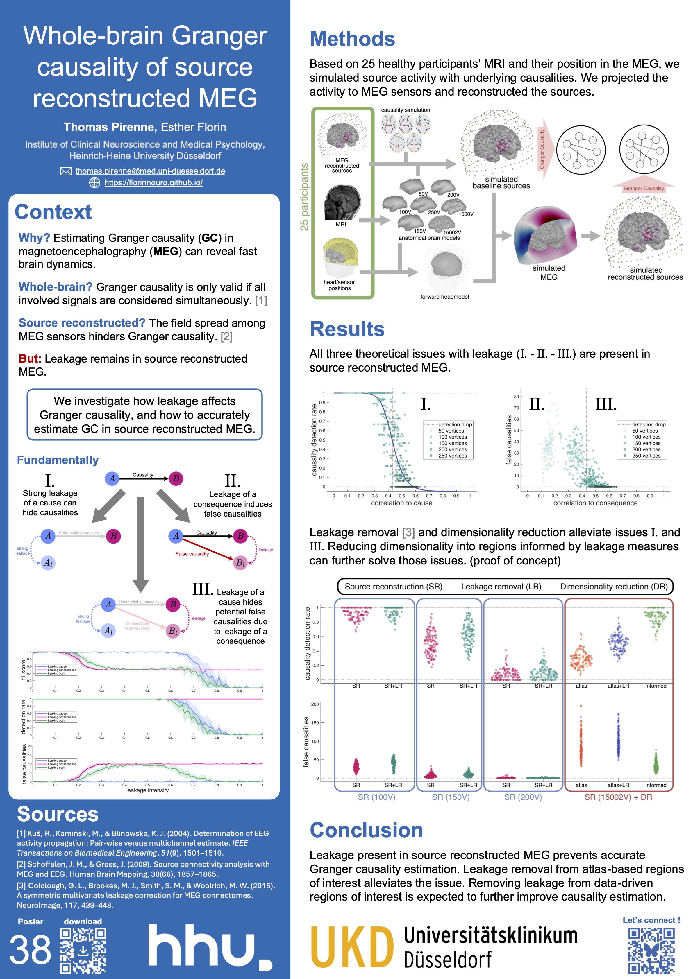 Poster 38: Whole-brain Granger causality of source reconstructed MEG - by Thomas