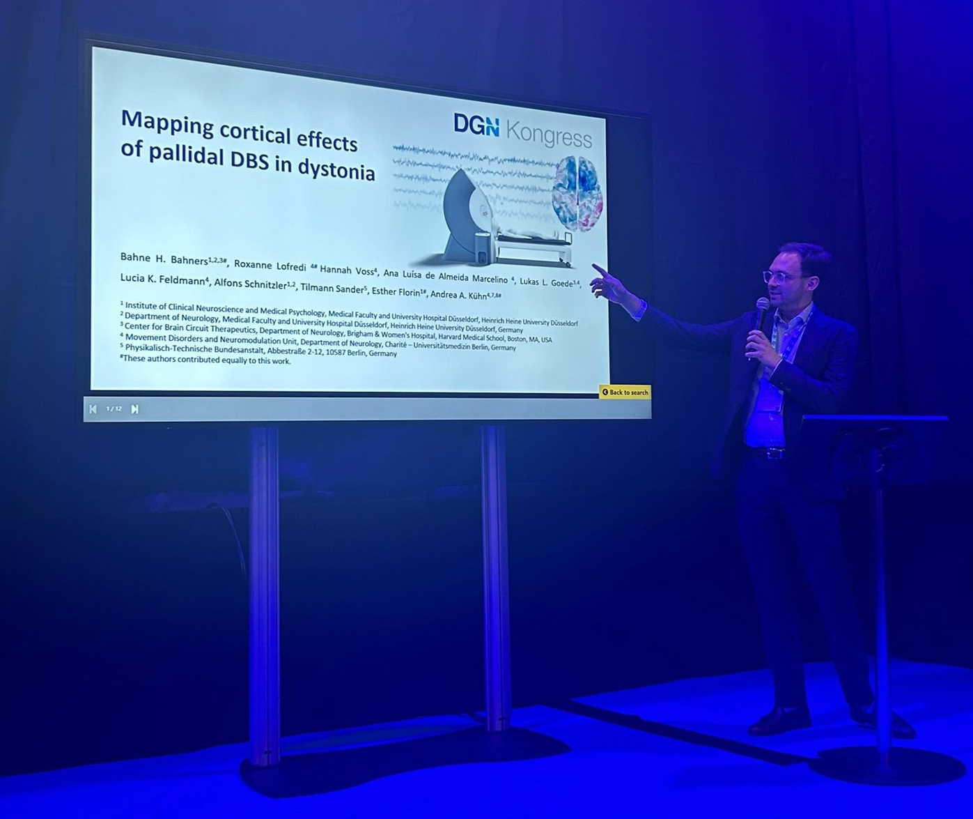 Bahne receives best poster award at DGN